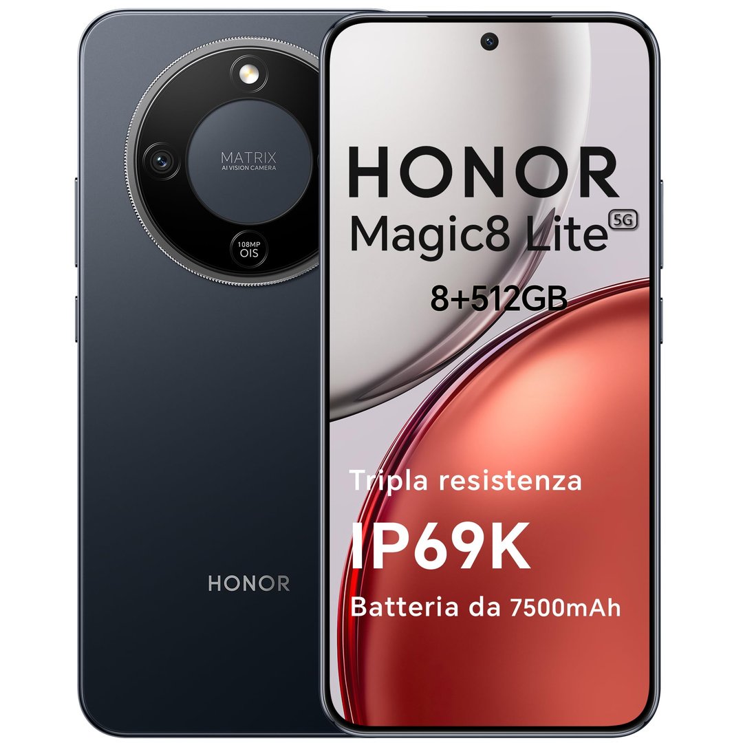 Honor Magic8 Lite 5G — Ilustrační foto — barva se může lišit