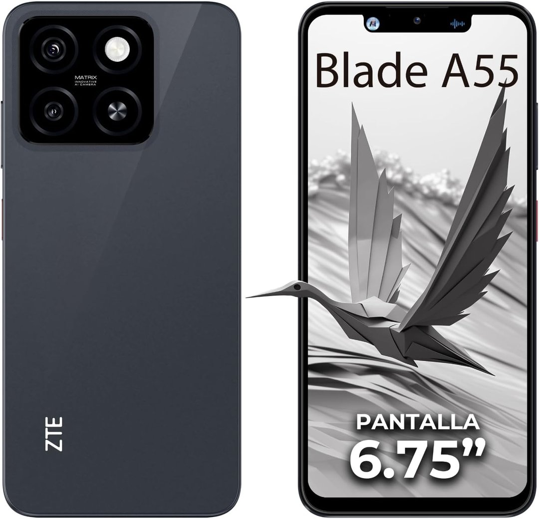 ZTE Blade A55 — Ilustrační foto — barva se může lišit