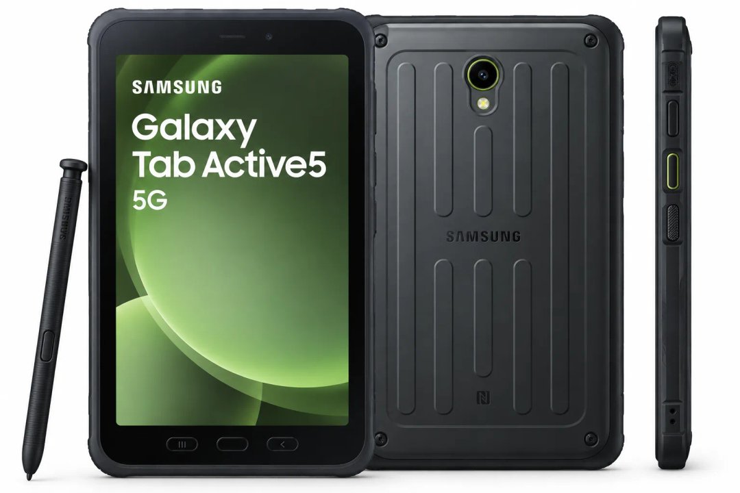 Samsung Galaxy Tab Active5 5G X306B — Ilustrační foto — barva se může lišit