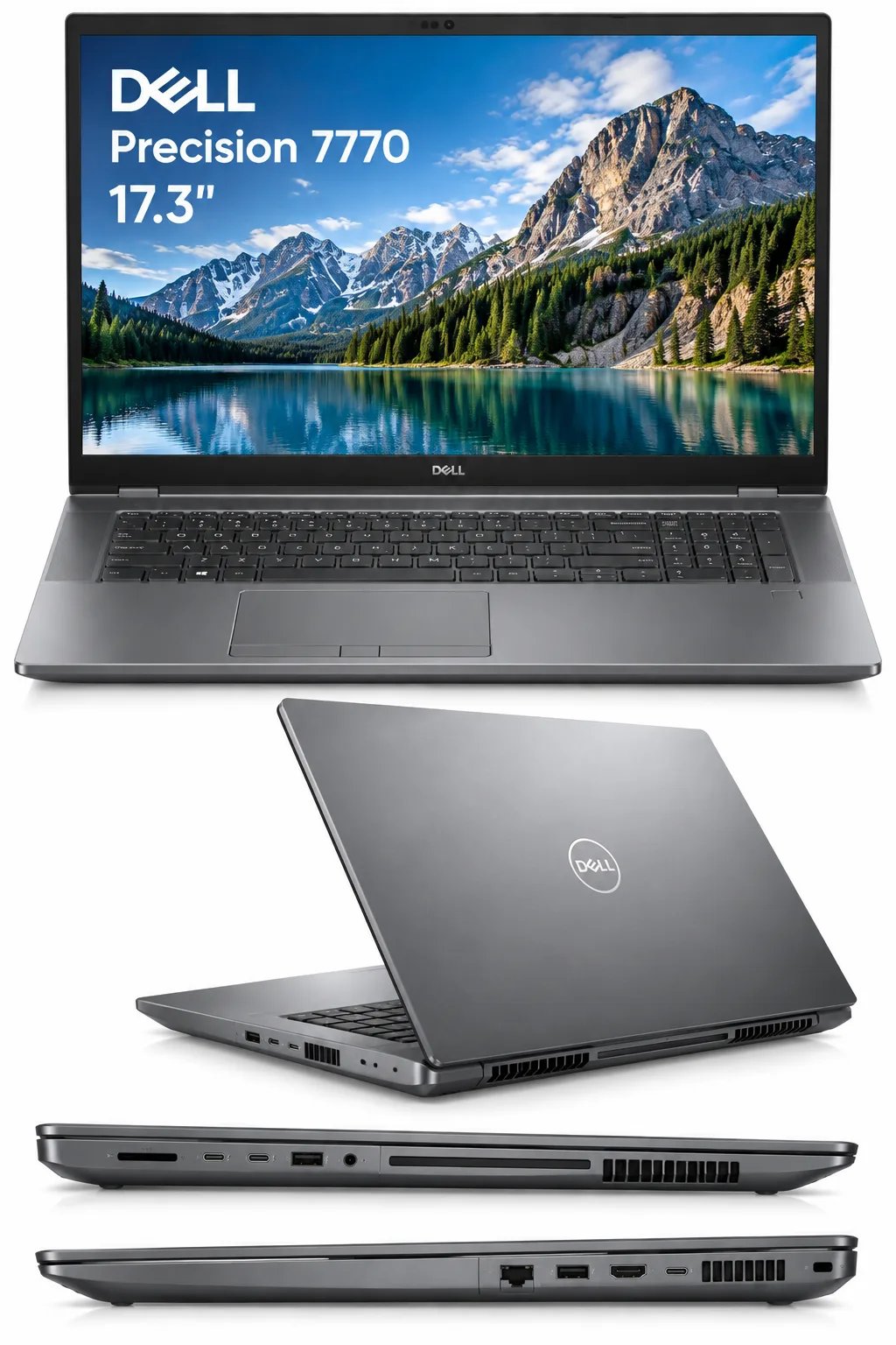 Dell Precision 7770 17.3" — Ilustrační foto — barva se může lišit