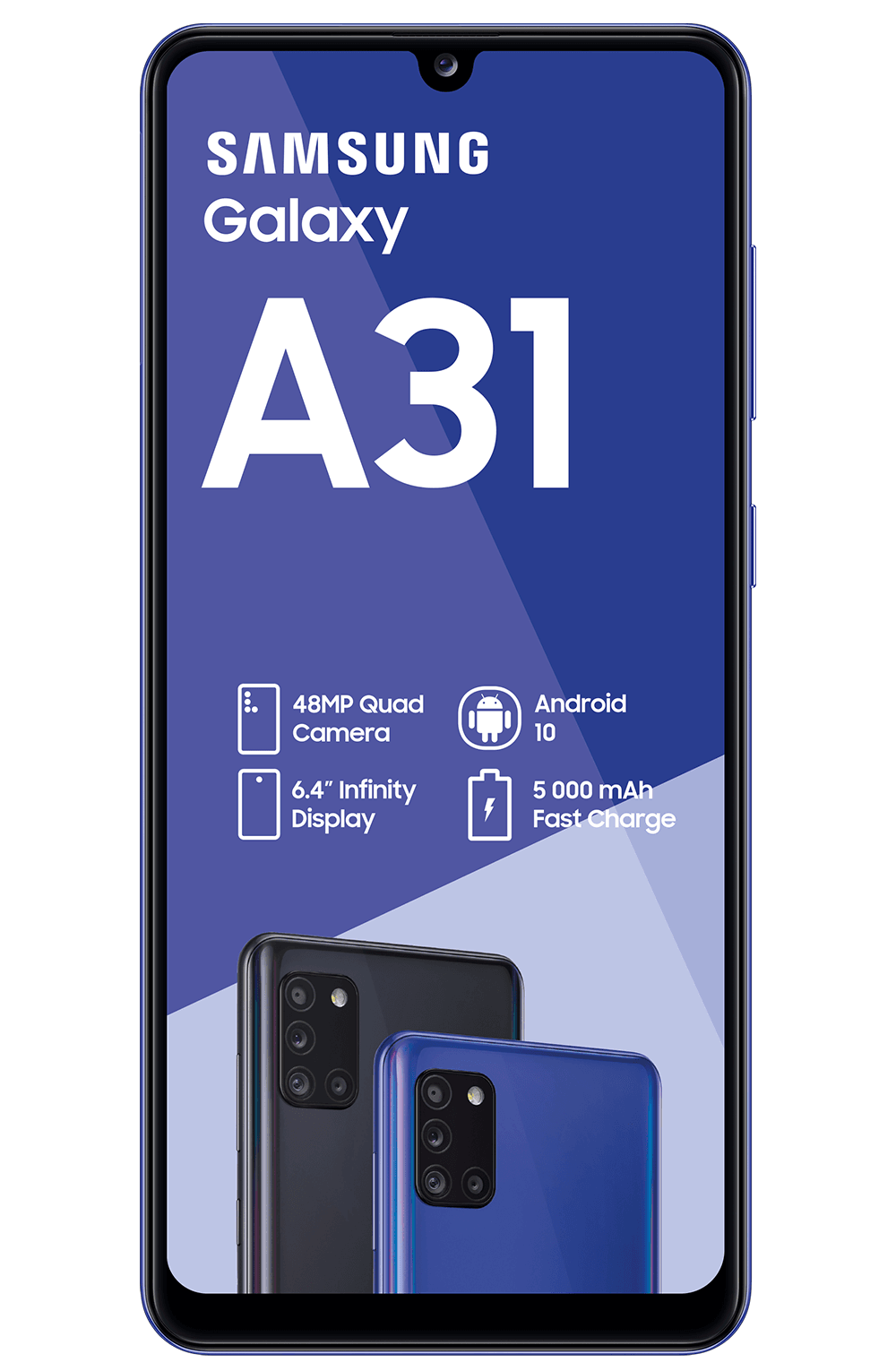Samsung Galaxy A31 A315F — Ilustrační foto — barva se může lišit