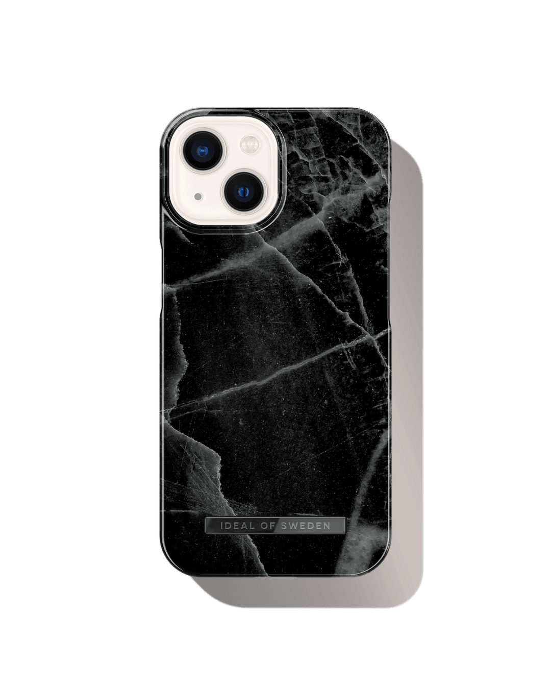 iDeal Of Sweden iPhone 13 - Fashion Case Black Thunder Marble