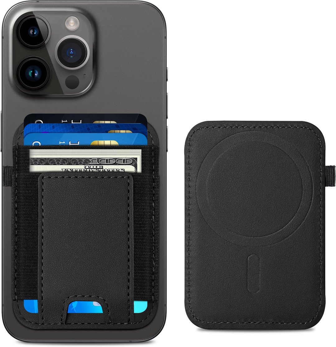 iDeal Of Sweden iPhone 14 Pro Max - Leather Magnet Wallet + - Black