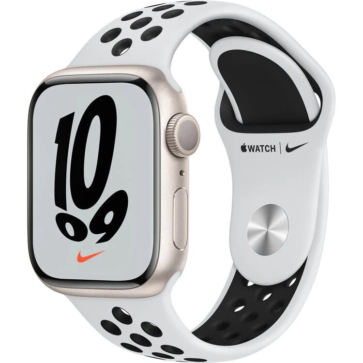 Apple Watch Series 7 Nike 45mm GPS Aluminum Case — Ilustrační foto — barva se může lišit