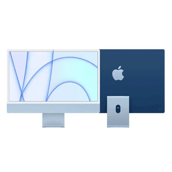 Apple iMac (Retina 4.5K, 24" 2021, 2 TBT3, M1) — Ilustrační foto — barva se může lišit