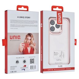 UNIQ Accessory Zadní kryt pro iPhone 14 Pro — barva: růžová 4