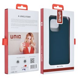 UNIQ Accessory Prémiový zadní kryt pro iPhone 13 Pro — barva: modrá 4