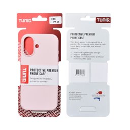 TUNIQ Zadní kryt pro iPhone 16 — Celosilikonový — barva: růžová 3