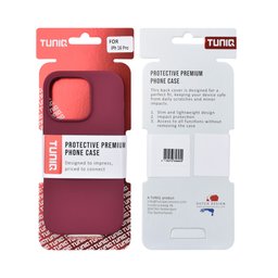 TUNIQ Zadní kryt pro iPhone 16 Pro — Celosilikonový — barva: fialová 3