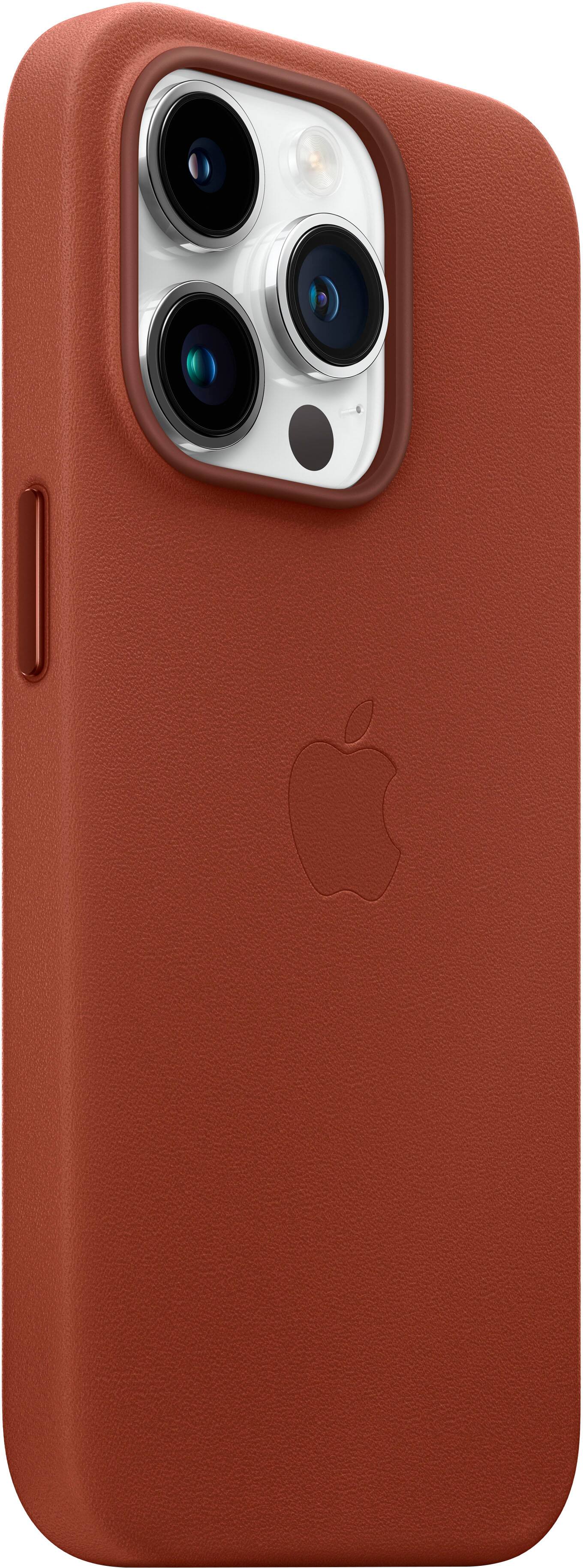 Apple iPhone 14 Plus - Leather Case with MagSafe - Umber