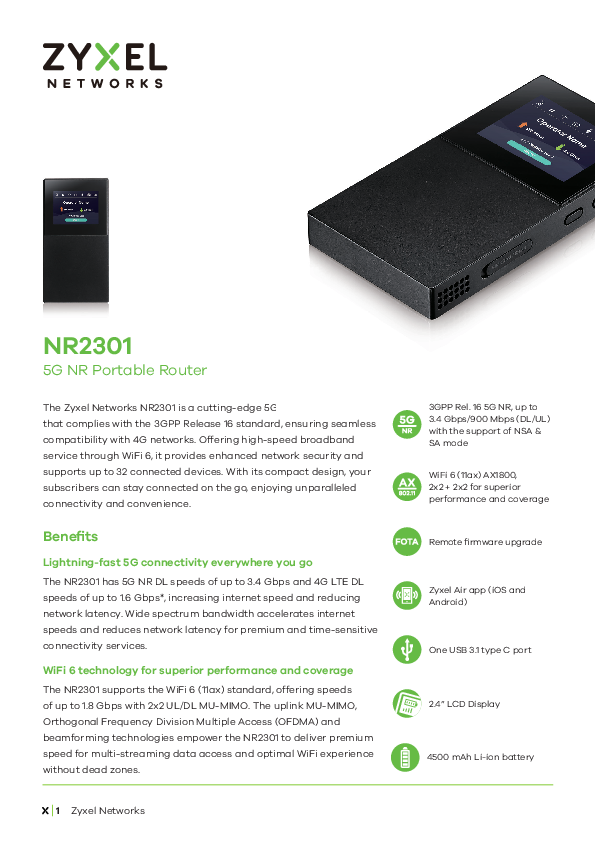 Zyxel NR2301 5G 4