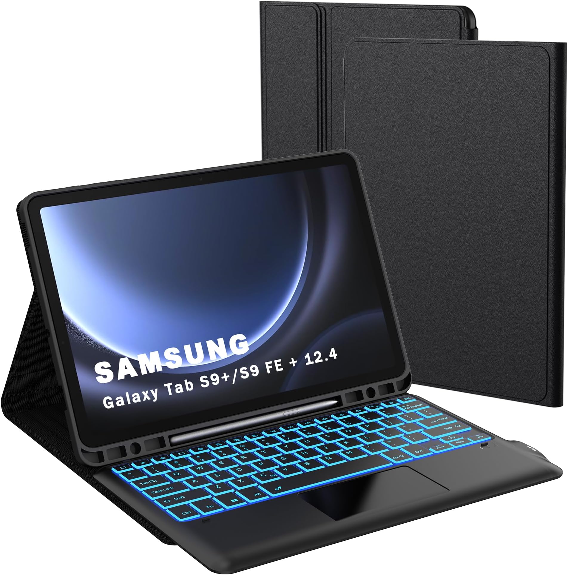 Samsung Galaxy Tab S10 FE Plus/ S10 FE Plus 5G - Smart Book Cover - Black