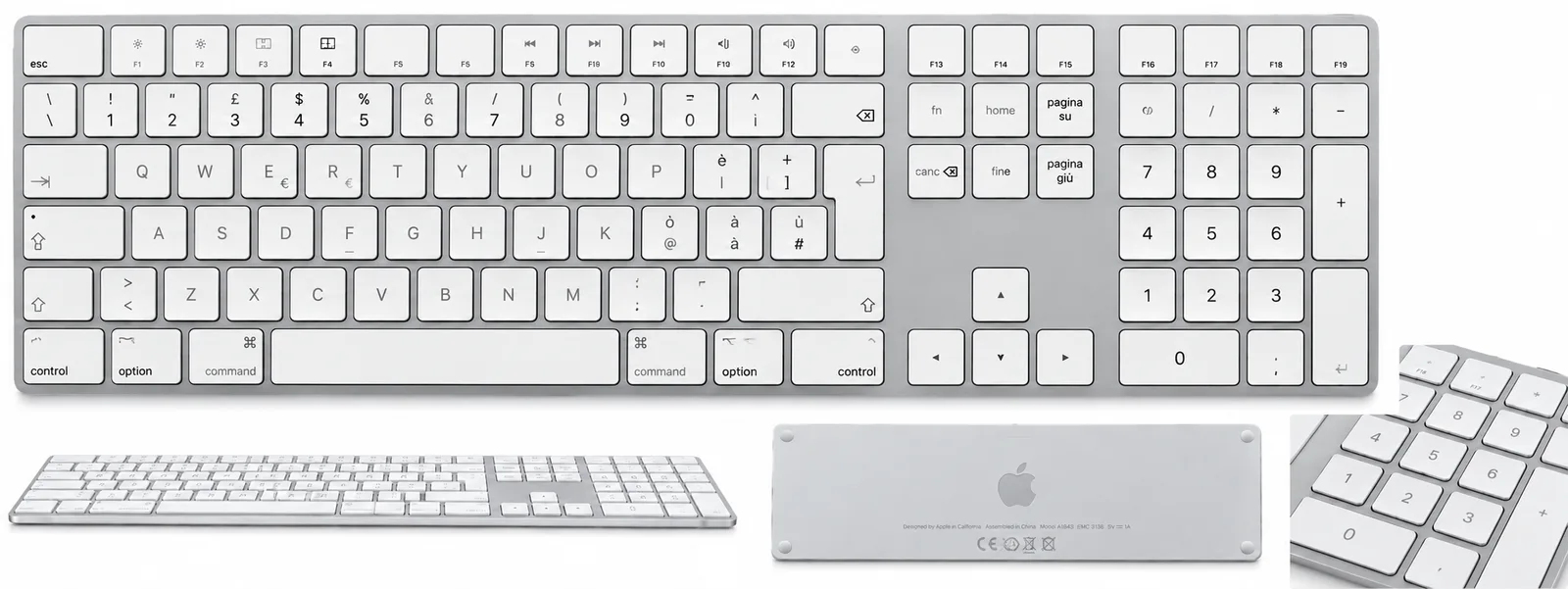 Apple Magic Keyboard with Numeric Keypad A1843 (ITA)
