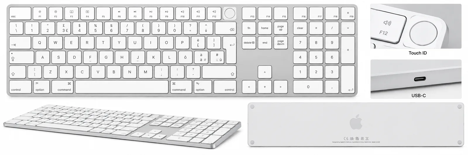 Apple Magic Keyboard with Touch ID A2449 (ITA)