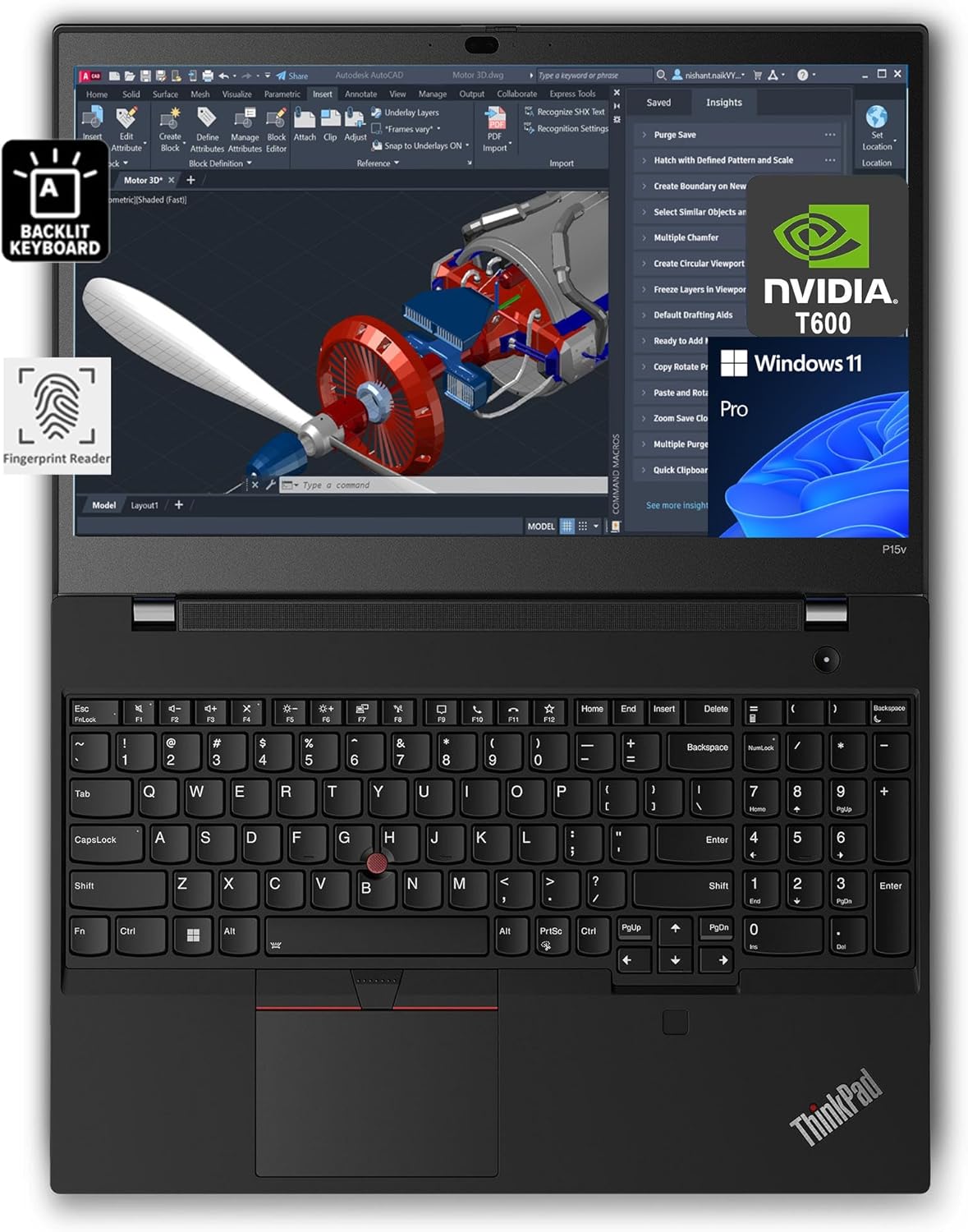 Lenovo ThinkPad P15V Gen 3 (Intel) 15.6" 2