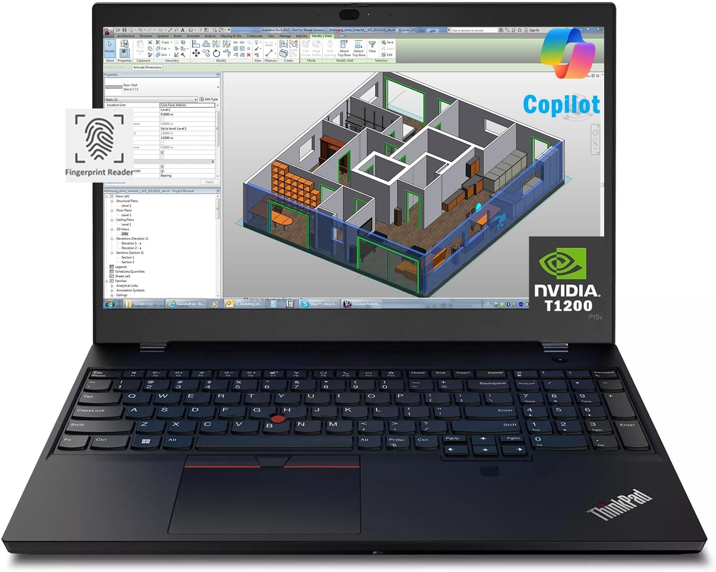 Lenovo ThinkPad P15V Gen 3 (Intel) 15.6" 3