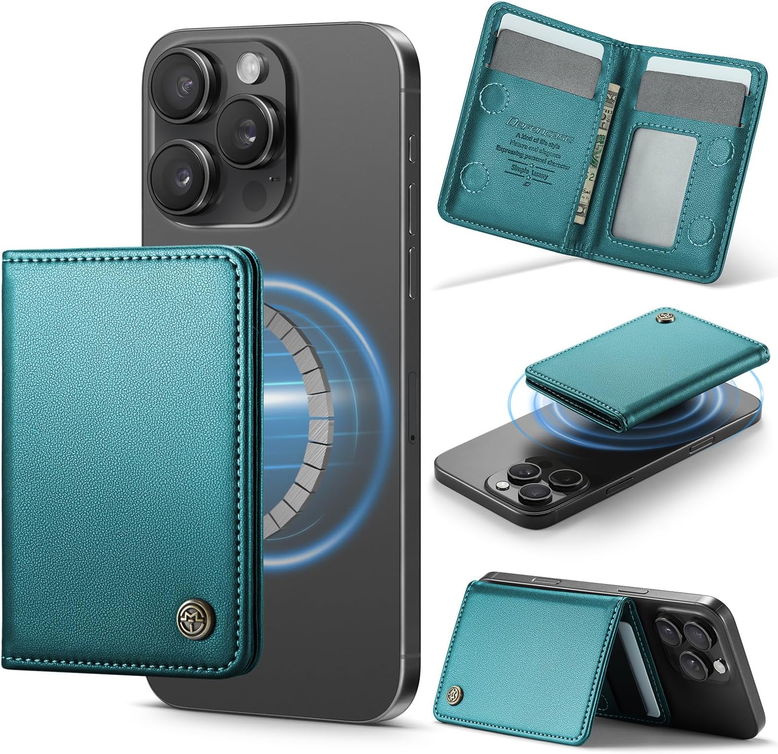 Apple iPhone 14 Plus - Leather Case with MagSafe - Green