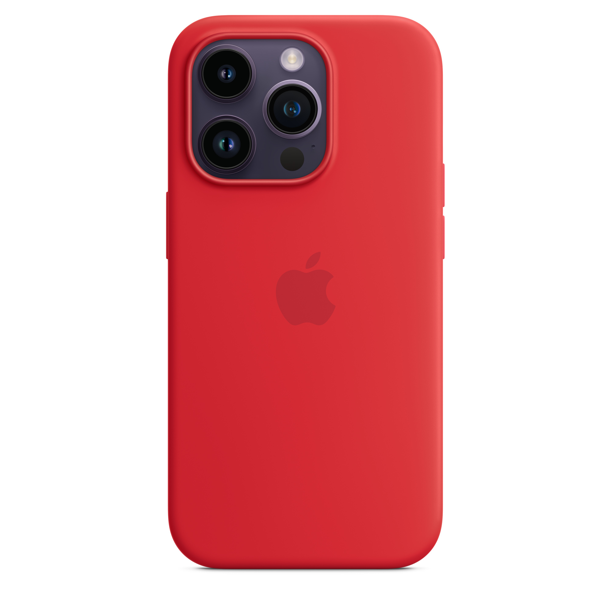 Apple iPhone 14 Plus - MagSafe Silicone Case - Red
