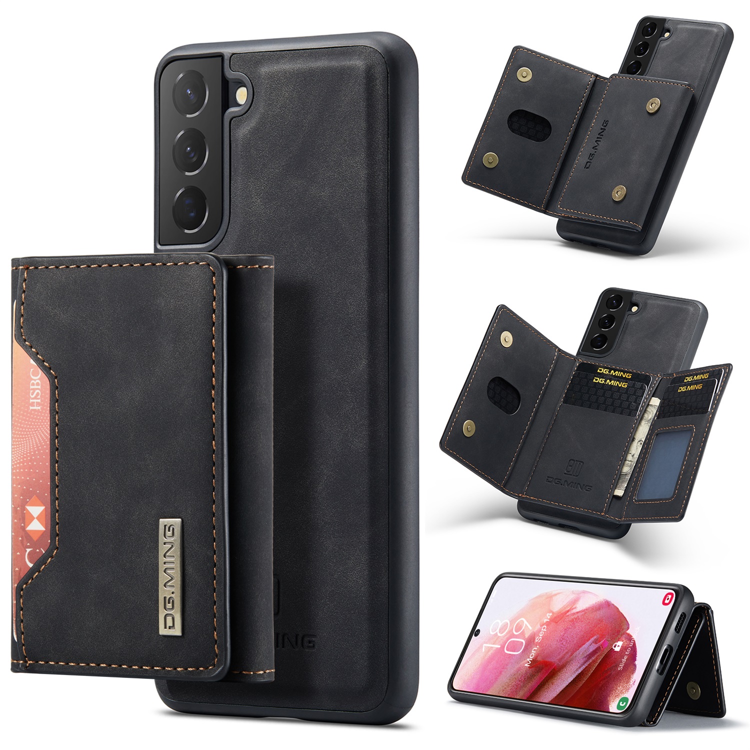 Samsung Galaxy S24 - Vegan Leather Case - Black
