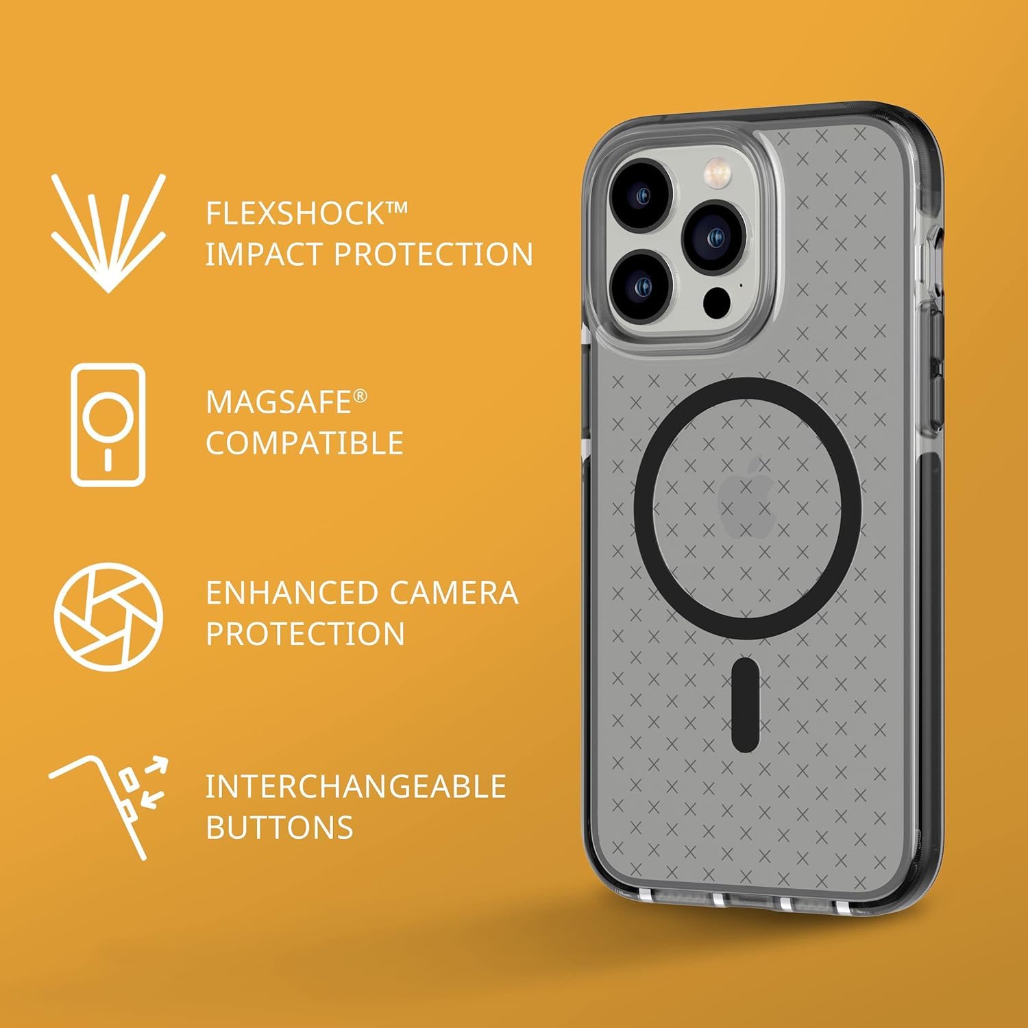 Tech21 iPhone 14 Pro - EvoCrystal - Transparent