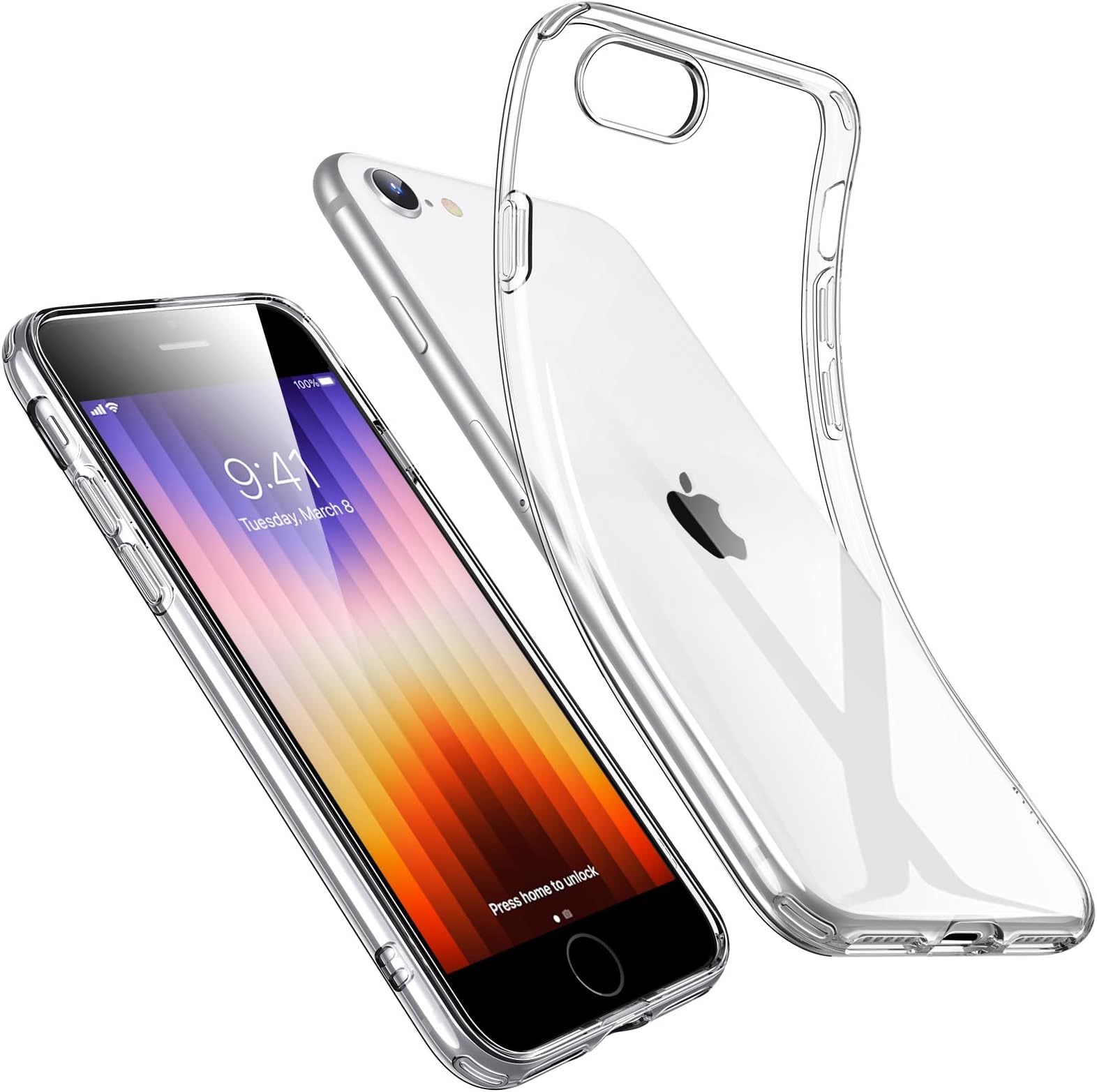 Tech21 iPhone 7/8/SE (2020)/SE (2020/2022) - Pure Clear Case - Transparent