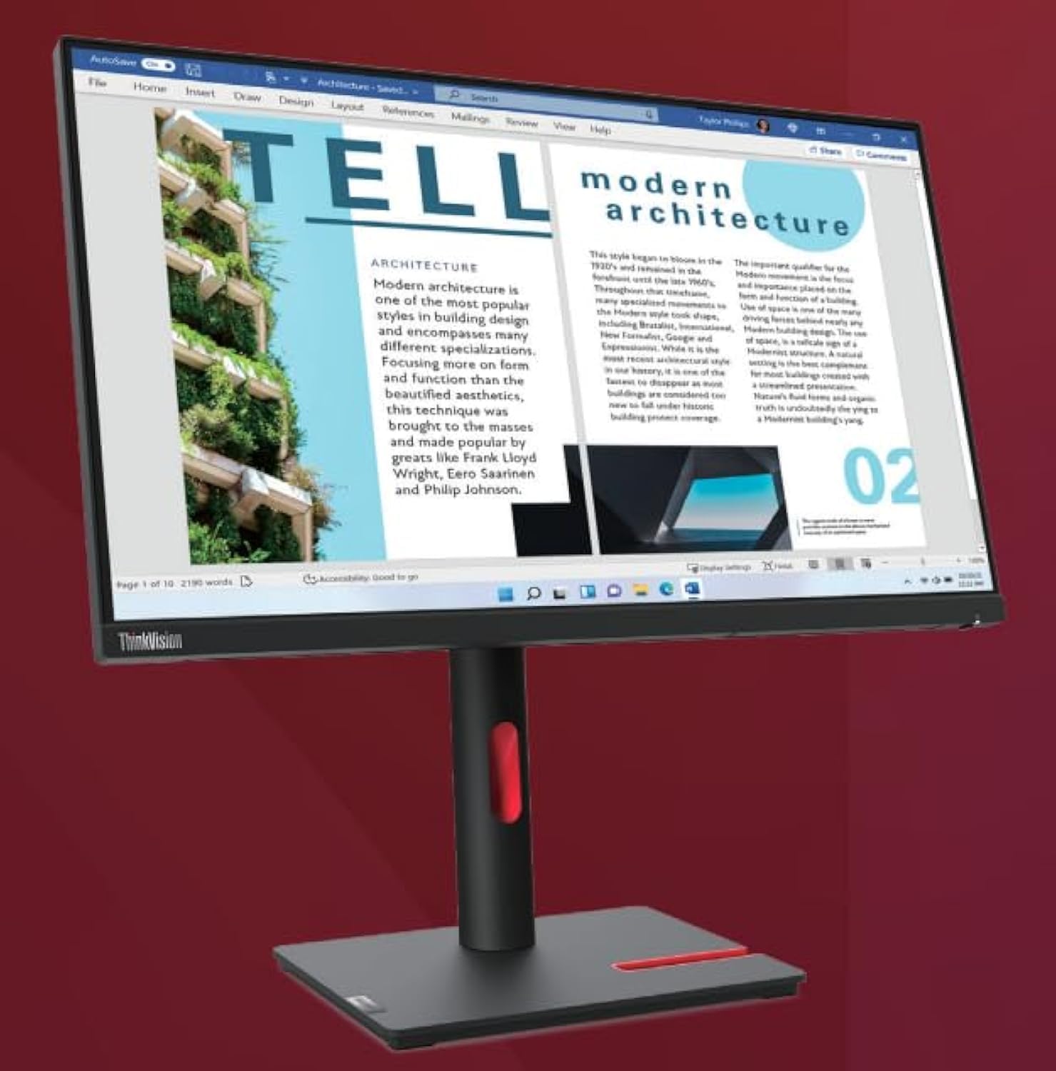 Lenovo ThinkVision T24i-2L 23.8" FHD