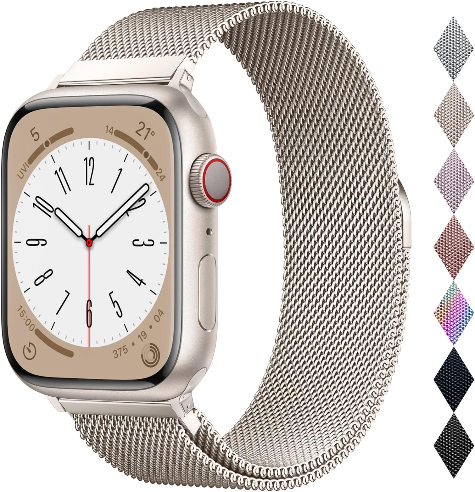 Apple Watch Series 7 41mm GPS + Cellular Stainless Steel Case