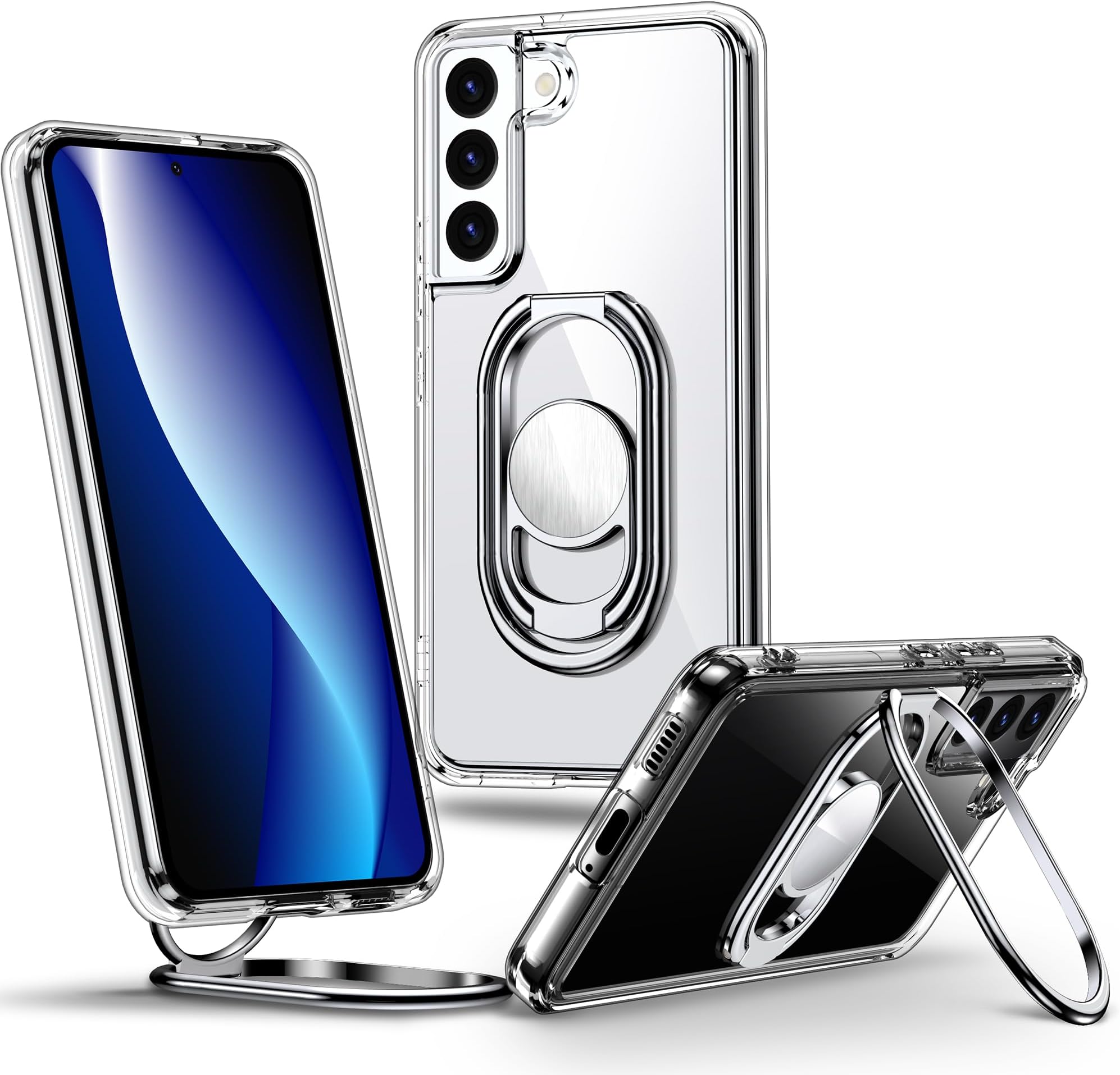 Samsung Galaxy S22 - Protective Standing Cover - White