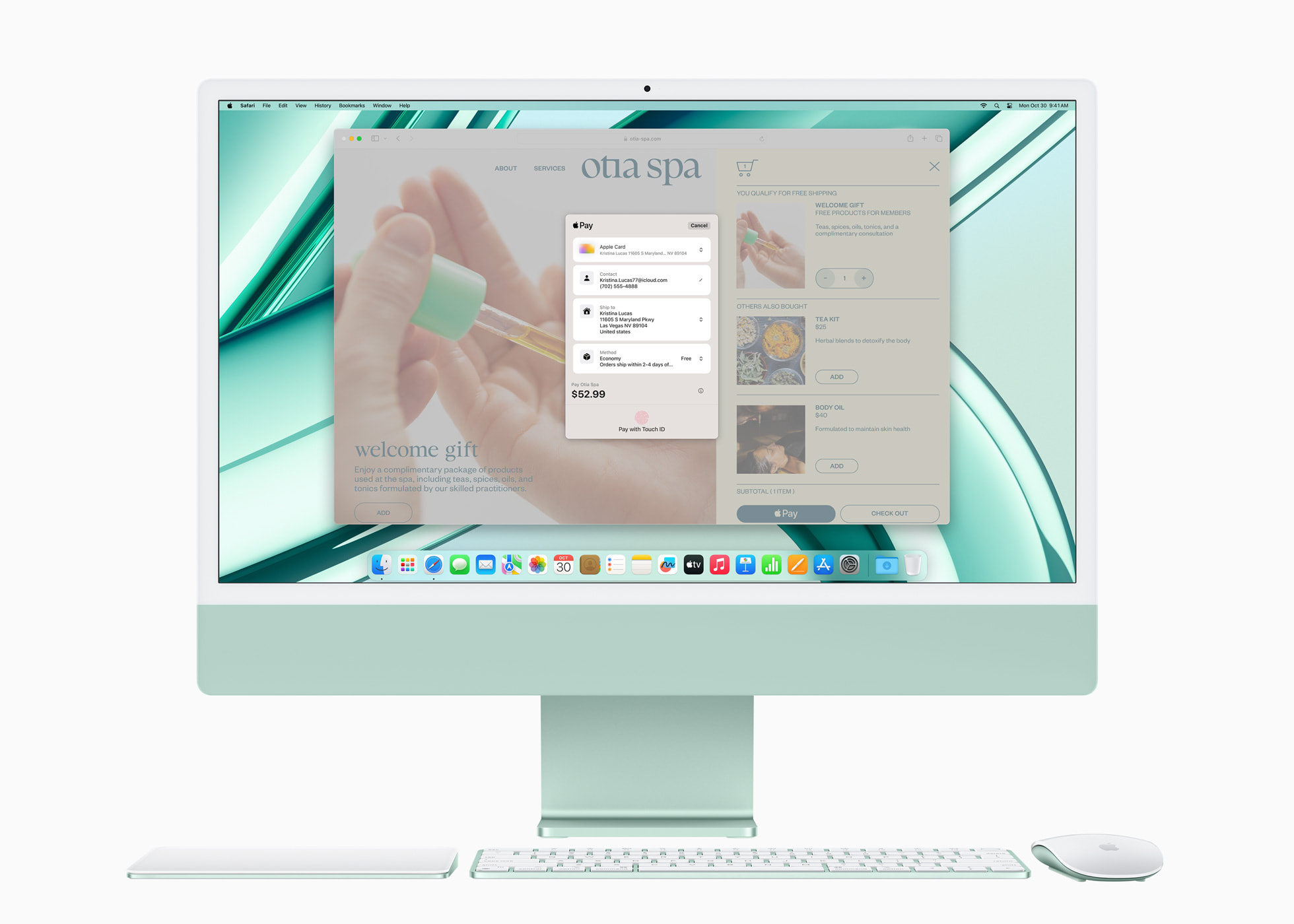 Apple iMac (Retina 4.5K, 24" 2023, 2 TBT3, M3)